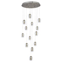 Betsy Iron & Glass LED 13 Light Pendant